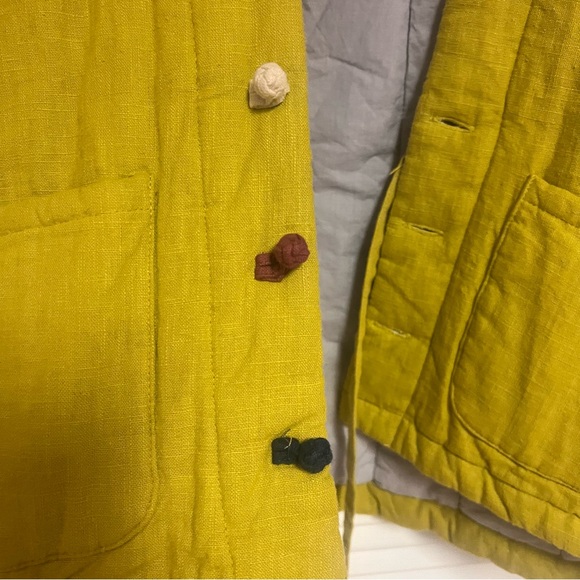 Womens Quilted Short Jackets Cotton  Open Front Coats - Picture 10 of 15